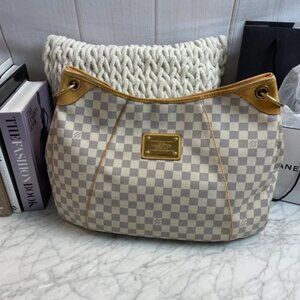 Louis Vuitton Galliera Damier Azur GM Shoulder Bag
